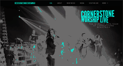 Desktop Screenshot of cornerstoneworshiplive.net