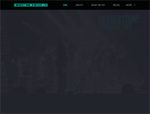 Tablet Screenshot of cornerstoneworshiplive.net
